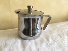 POT À LAIT CRÈME & COUVERCLE  BOUTON ACIER INOX 15 ml