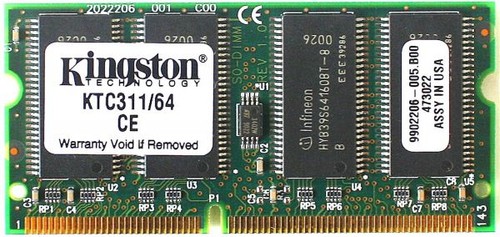 Kingston module mémoire - mémoire, 64mb