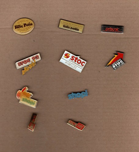 Pin grandes enseignes potin - pin's,