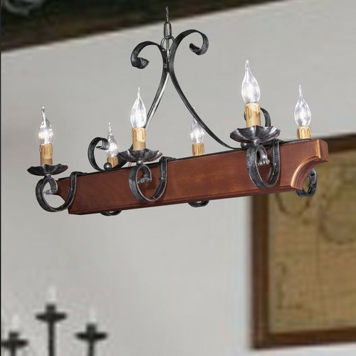 Lustre rustique lumières en - lumières,