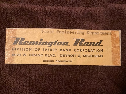 Vintage 1950 remington rand - vintage, 1950's