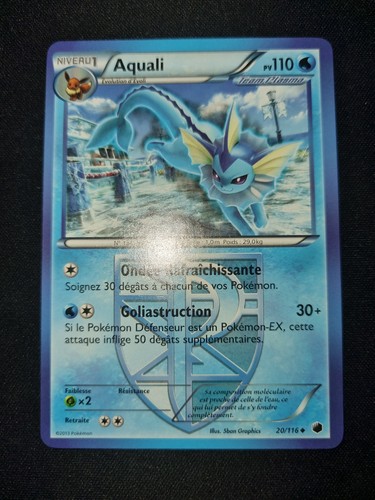 116 aquali carte pokémon - 20/116,