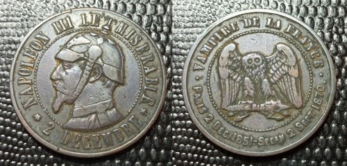 Monnaie satirique 1870 module - 1870,