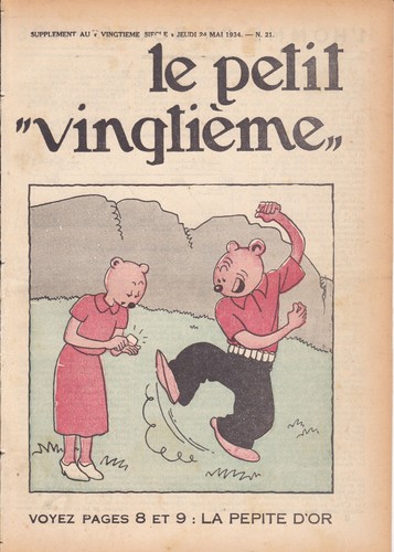 Petit vingtième xxème 1934 - petit, vingtième/xxème