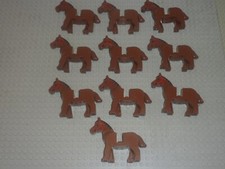 10 x Cheval LEGO Minifig