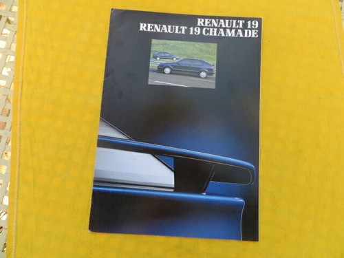 Renault chamade catalogue - 19,