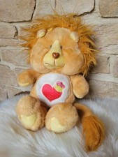 PELUCHE VINTAGE BISOUNOURS LION COEUR CARE BEAR COUSINS