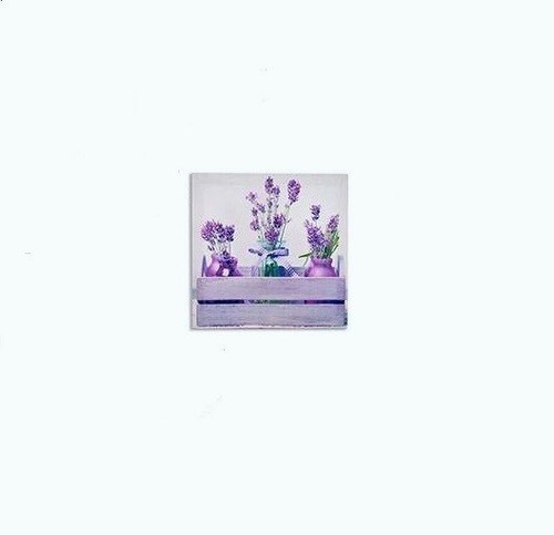 Cadre toile tableau lavande - toile,