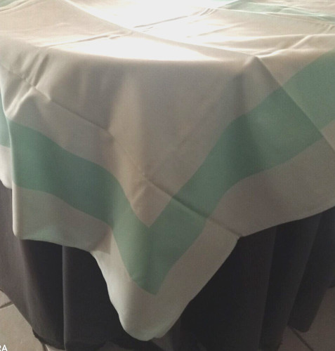 Nappe carré ancienne coton - carré, en