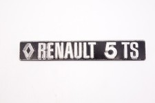 RENAULT 5 TS R5 R 5 Monogramme Logo de Coffre Hayon Arrière