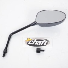 Rétroviseur droit Chaft grand prix coloris carbone filetage 8mm IN 102 pour moto