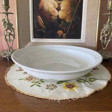 Plat rond creux blanc