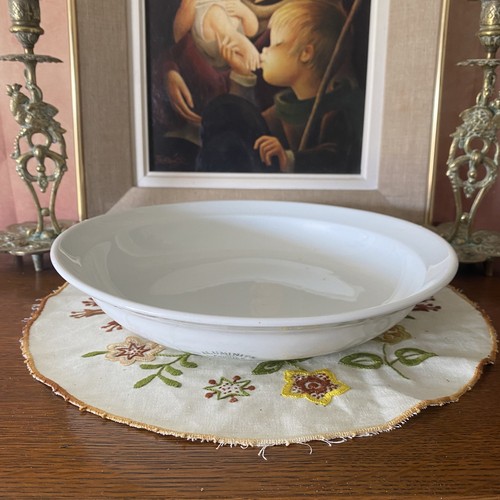 Plat rond creux - , blanc