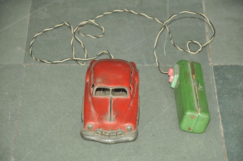 Jouet fer blanc voiture - en,