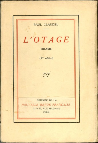 Paul claudel otage - paul,