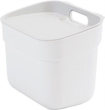 Bac de tri des déchets blanc