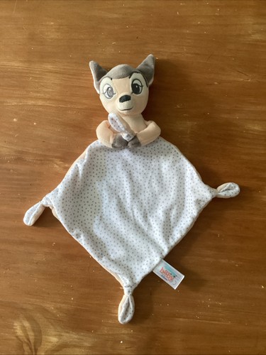 Doudou plat mouchoir bambi - plat,