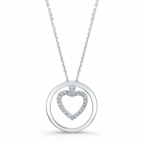 14k blanc diamant cercle - diamant,