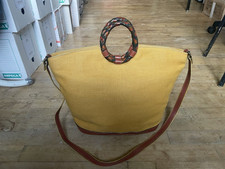 Sac Cabas Jaune Moutarde Vintage