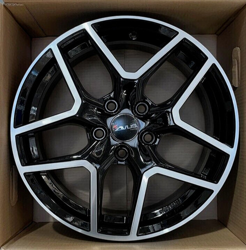 Jantes alliage noir poli - 18,