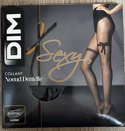 Collant noir dim noeud - noir,