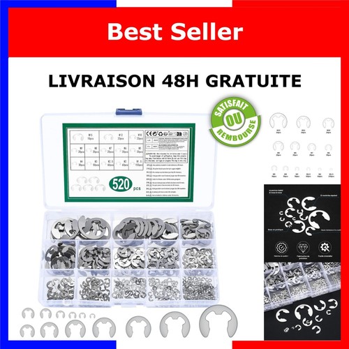520 circlips acier - 520,