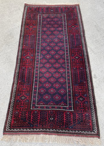 Ancien tapis 195x95cm oriental - ancien,