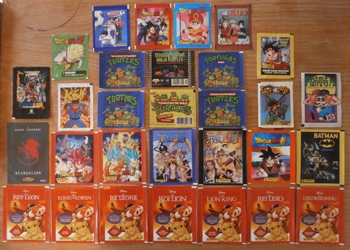 Lot pochettes vides panini - 30,