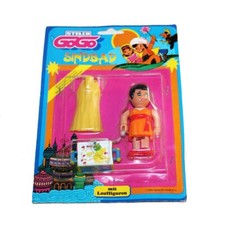 Petite poupée mécanique du dessin animé SINDBAD Stello GOGO vintage