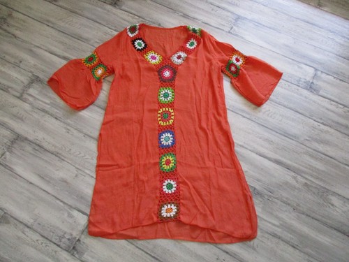 Tunique longue plage orange - longue,