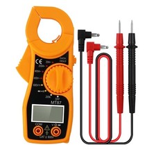 MT87 Multimètre à Pince Numérique Électrique avec Gamme Manuel Testeur AC DC