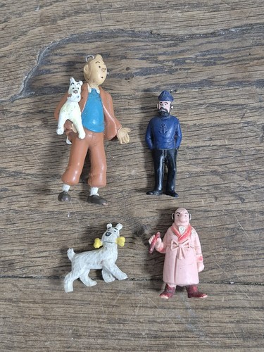 Lot ancienne figurine tintin - lot,