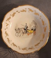 Service à dessert  De 7 Coupelles Porcelaine De Luxe De La compagnie Nationale .