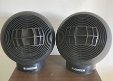 2 Haut-Parleurs ENCEINTES sphérique- BRANDT -VINTAGE 1970 -