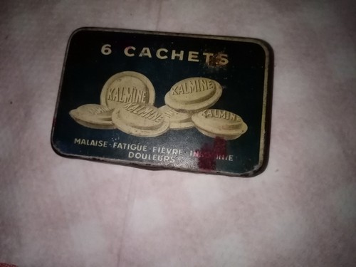 Ancienne boîte cachets - boÎte, de