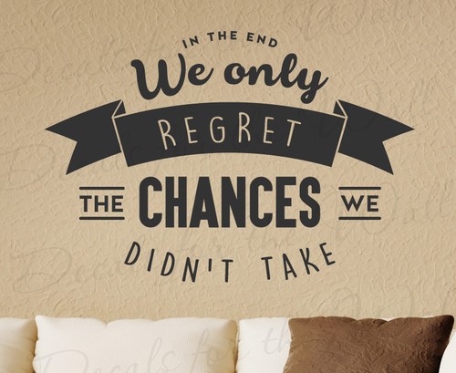 The end regret chances - the,