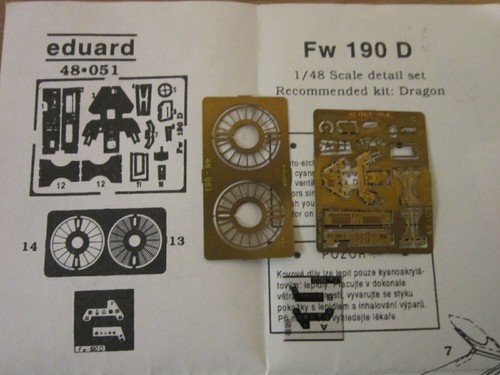Eduard 48051 focke wulf - 1/48,