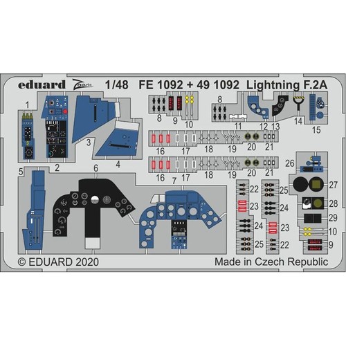 Eduard fe1092 lightning 2a - eduard, f.2a