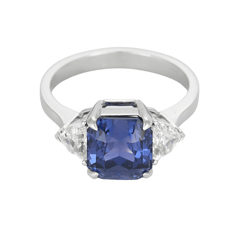 élégante bague blanc - Élégante, en