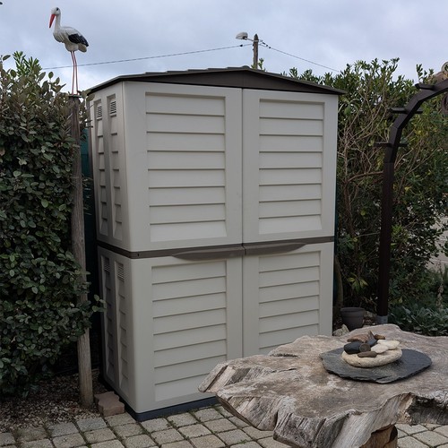 Abri jardin cabanon beige - cabanon,