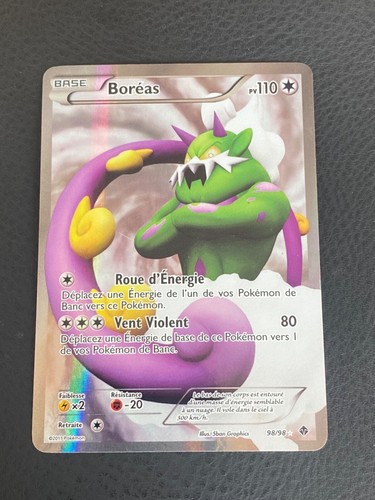 Carte pokemon boréas - borÉas, fr