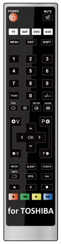 Remote control for toshiba - toshiba, tv