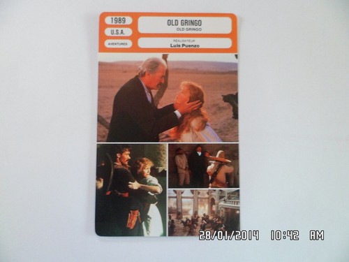 Carte fiche cinema - carte,