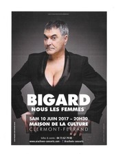 FLYER - JEAN MARIE BIGARD : EN CONCERT LIVE FRANCE 2017 PUB MINI AFFICHE