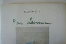 Pierre LESIEUR. Claude ROY. Galerie COARD. 1986.
