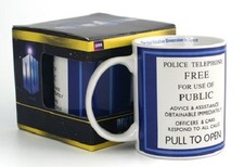 DOCTOR WHO MUG TARDIS POLICE