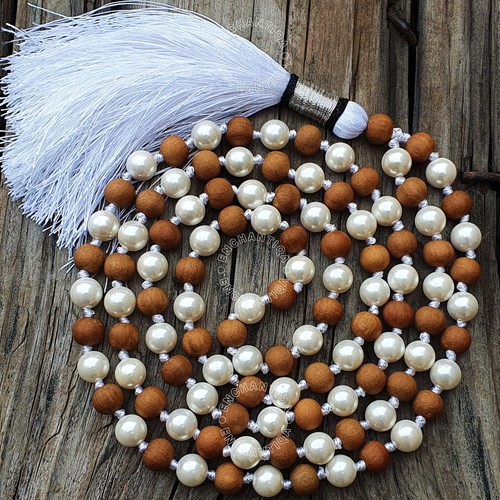 Mala perle bois santal - de,