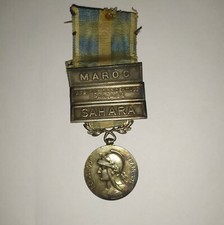  MEDAILLE COLONIALE  3 AGRAFES