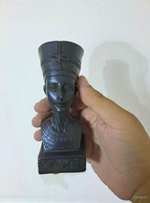 Rare ancienne statue égyptienne ancienne tête de la reine Néfertiti BC...