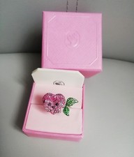 Bague Swarovski ? Fleur ? Alice in Wonderland Réglable T. 50–55